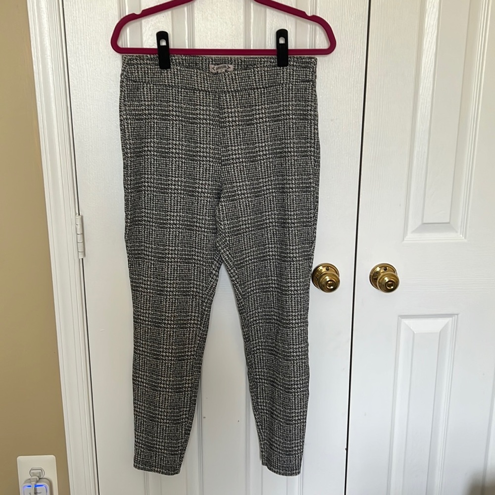 Tweed office pants. Leggings style